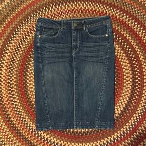 NAKED DENIM | Dark Blue Denim Skirt